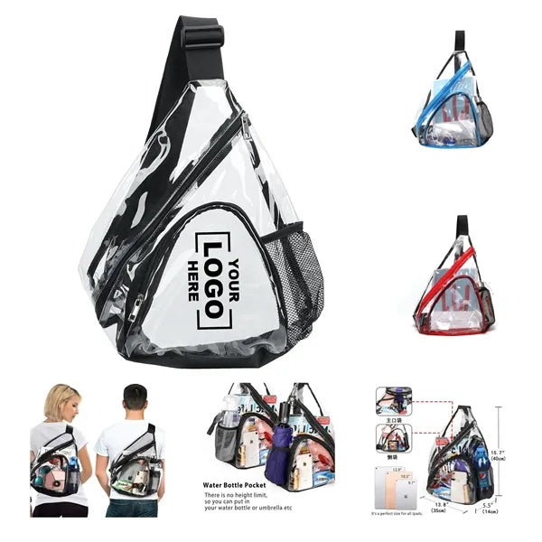 Clear PVC Sling Bag