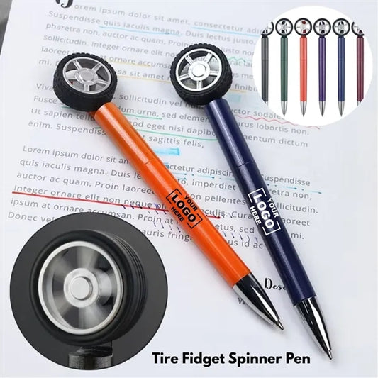 Tire Fidget Spinner Pen