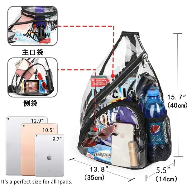 Clear PVC Sling Bag