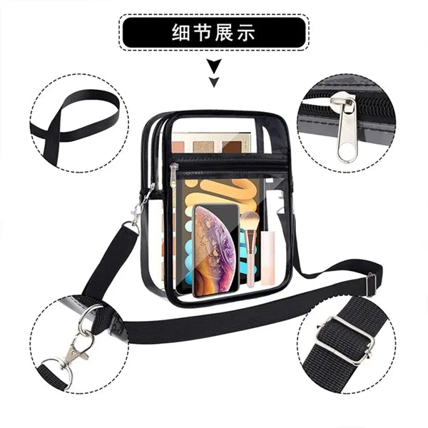 PVC Shoulder Crossbody Bag
