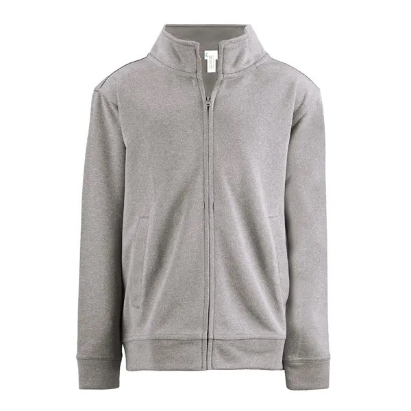 Clique Lift Solution-dyed Performance Youth Full Zip Swea...