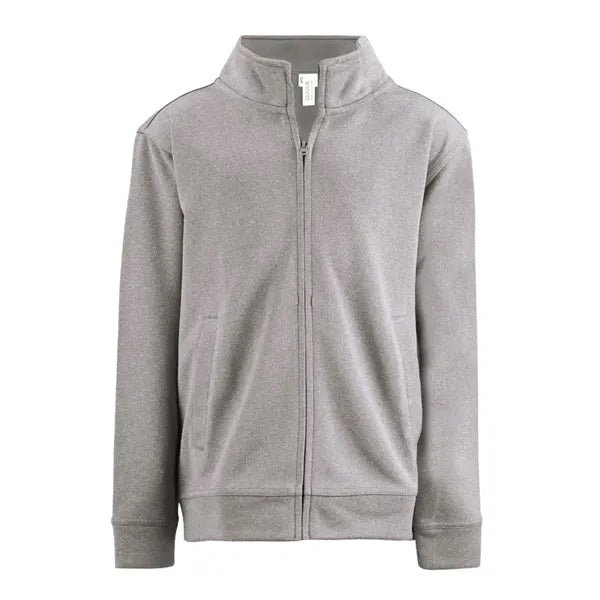 Clique Lift Solution-dyed Performance Youth Full Zip Swea...