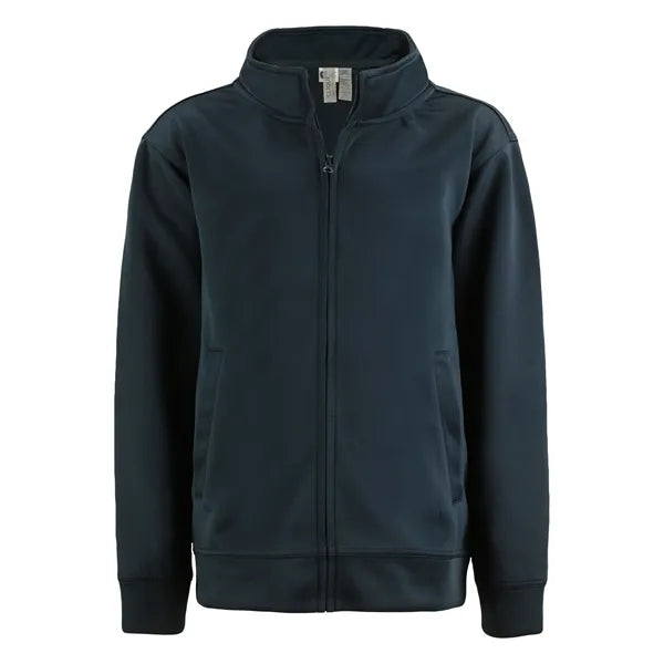 Clique Lift Solution-dyed Performance Youth Full Zip Swea...