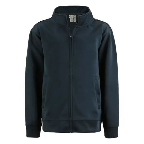 Clique Lift Solution-dyed Performance Youth Full Zip Swea...
