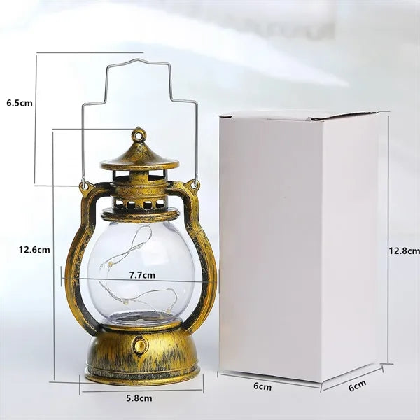 Retro Holiday Gifts Plastic Decoration Light Lantern