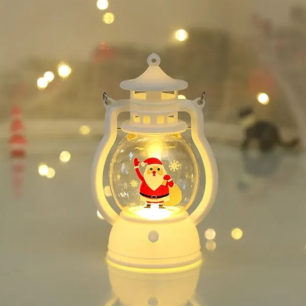 Retro Holiday Gifts Plastic Decoration Light Lantern