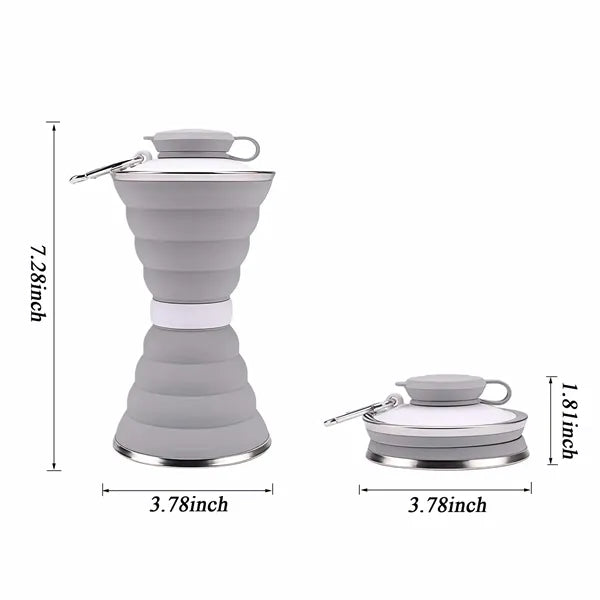 17 oz Portable Collapsible Squeeze Cup