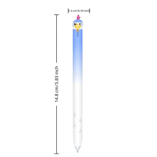 Novelty Chicken Gel Pen Cute Cartoon Click Pen