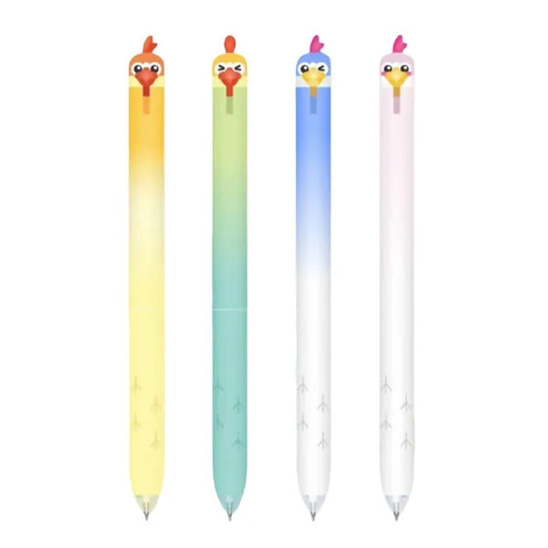 Novelty Chicken Gel Pen Cute Cartoon Click Pen