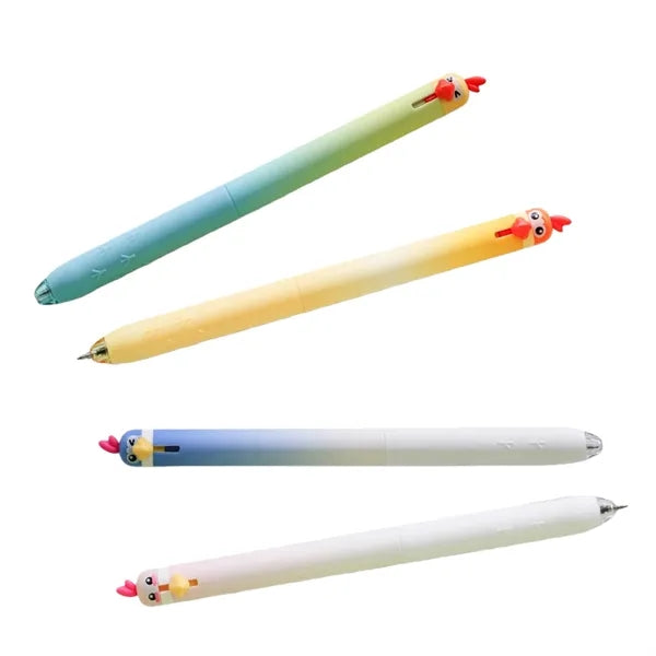 Novelty Chicken Gel Pen Cute Cartoon Click Pen