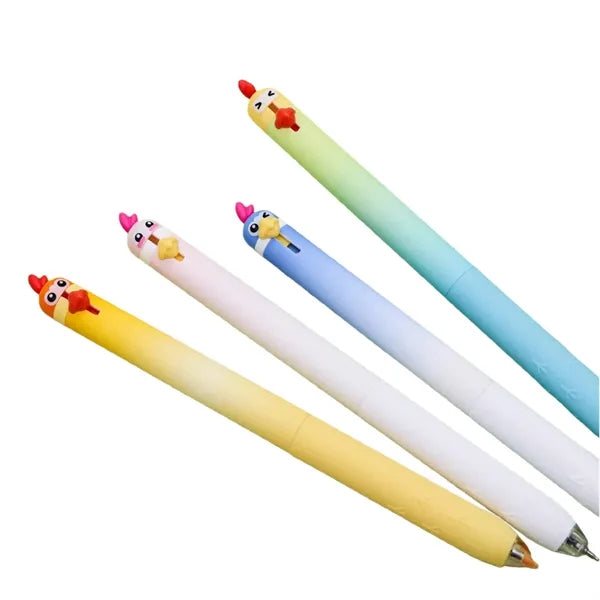 Novelty Chicken Gel Pen Cute Cartoon Click Pen