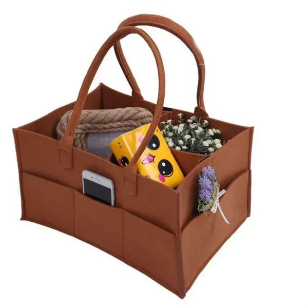 Felt Baby Diaper Caddy