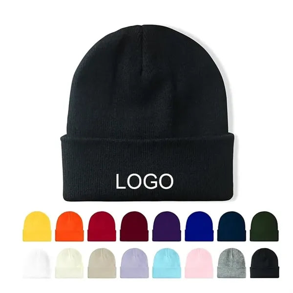 Beanie for Men Women Knit Cuffed