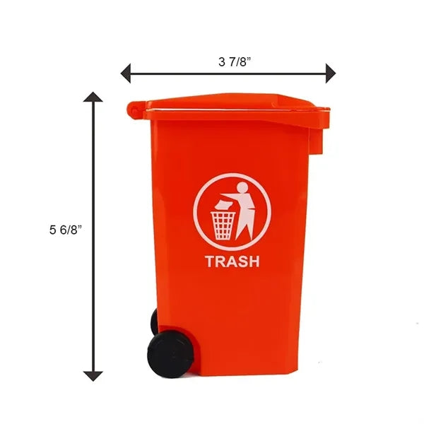 Small Trash Can Pen Holder