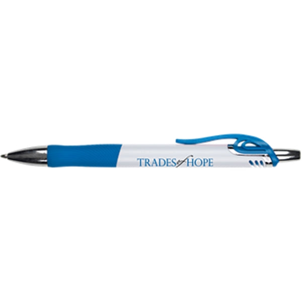 White Pen w/ Colored Gripper