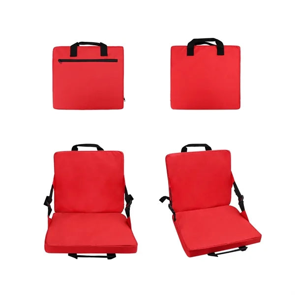 Portable Folding Thick Stadium Seat Cushion With Handle