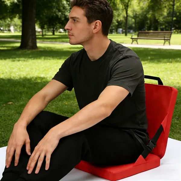 Portable Folding Thick Stadium Seat Cushion With Handle