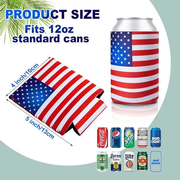 12 Oz Insulated Can Cooler Sleeve-Free Shipping