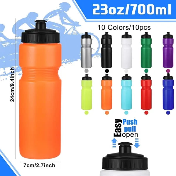 Portable Squeeze Sports Water Bottle