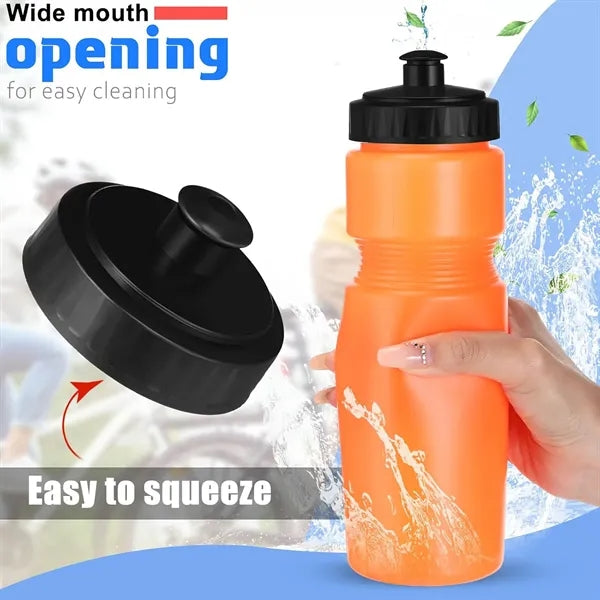 Portable Squeeze Sports Water Bottle
