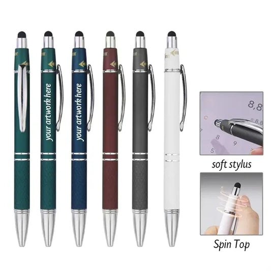 Metal Spin Top Game Stylus Pen