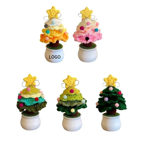 Handmade Christmas Tree Potted Plant