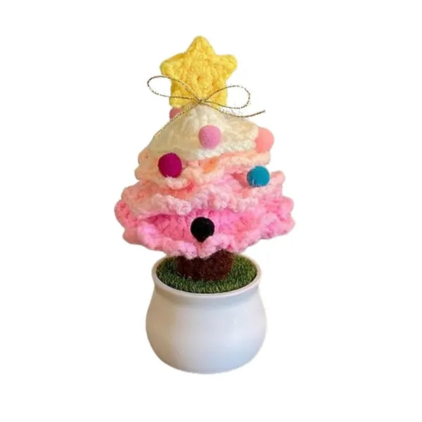 Handmade Christmas Tree Potted Plant