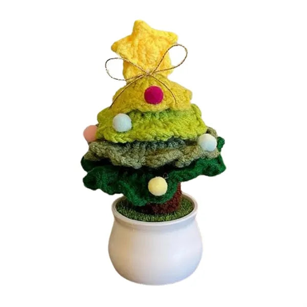Handmade Christmas Tree Potted Plant