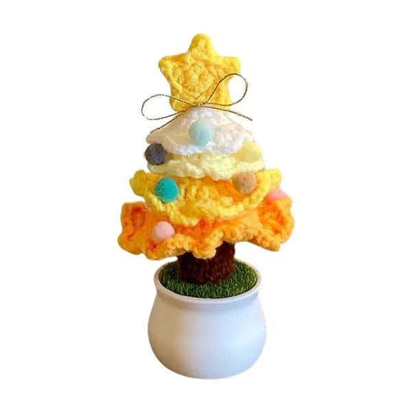 Handmade Christmas Tree Potted Plant
