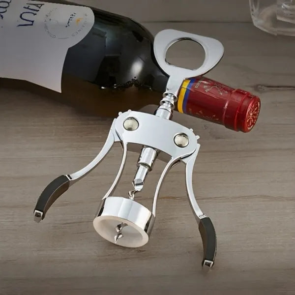 Zinc Alloy Wing Corkscrew Wine Bottle Opener