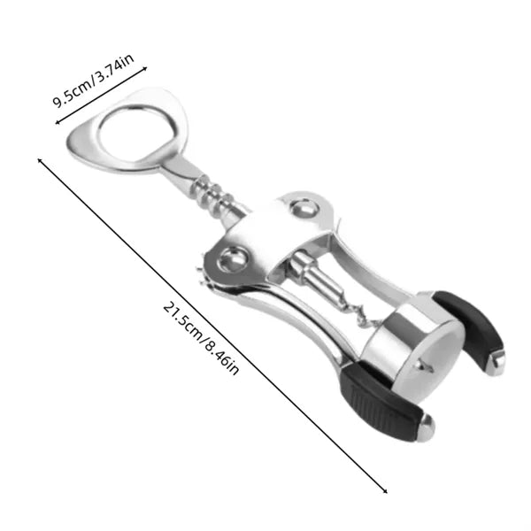 Zinc Alloy Wing Corkscrew Wine Bottle Opener
