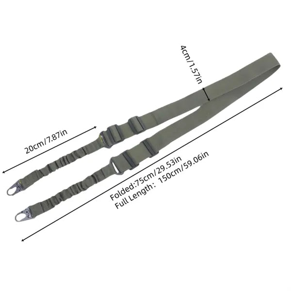 Adjustable Nylon Two Point Rifle Sling Swivel Kit