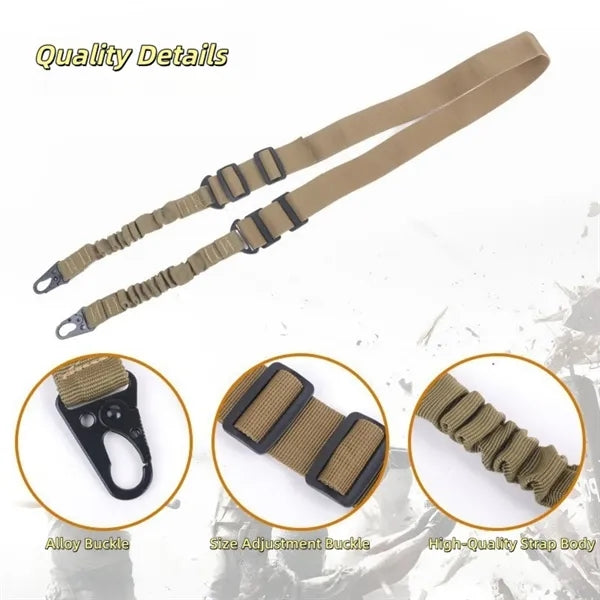 Adjustable Nylon Two Point Rifle Sling Swivel Kit