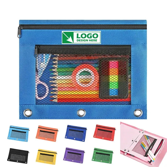 3 Ring Binder Pencil Pouch Organizer