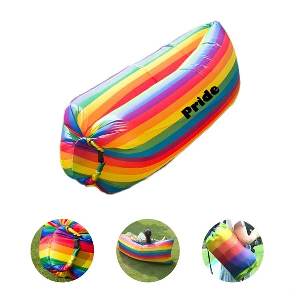 Rainbow Inflatable Lounger - OCEAN