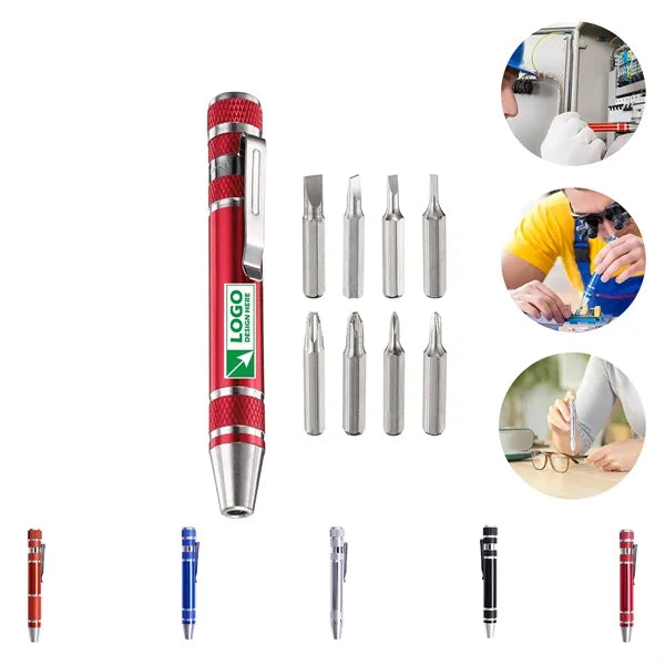 8 in 1 Magnetic Pocket Screwdriver