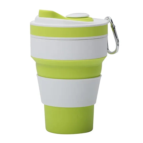 12oz Collapsible Silicone Coffee Cup -Free Shipping