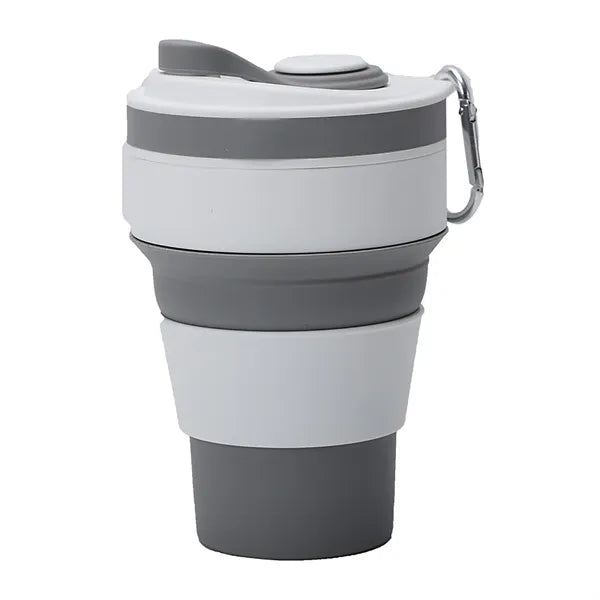 12oz Collapsible Silicone Coffee Cup -Free Shipping