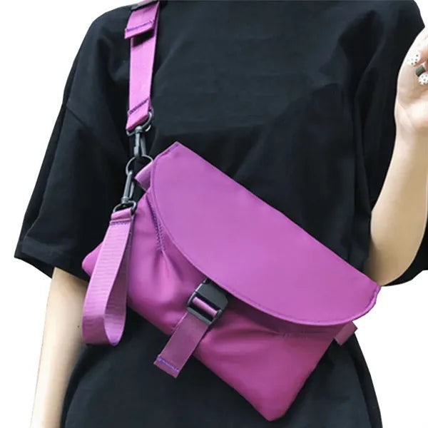 Convertible Crossbody Bag Nylon Fanny Pack Sling Backpack
