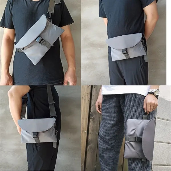 Convertible Crossbody Bag Nylon Fanny Pack Sling Backpack