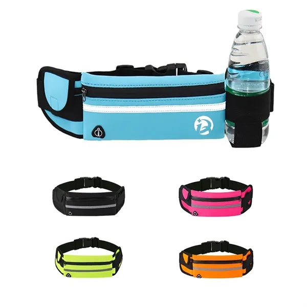 Neoprene Running Waist Pack with Bottle Holder