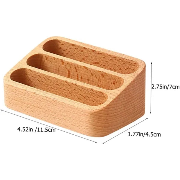 3 Slots Business Card Holder