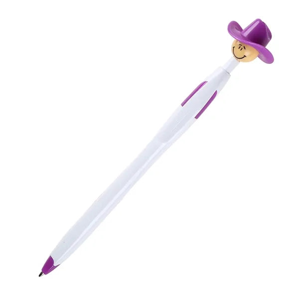 Cowboy Hat Slim Plastic Ballpoint Pen