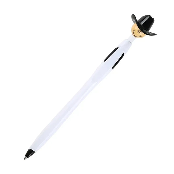 Cowboy Hat Slim Plastic Ballpoint Pen