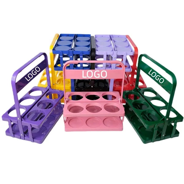 6 Pack Beverage Carrier Drink Bottle Caddy Beer Holder