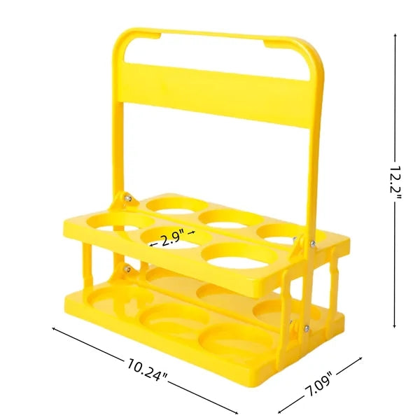 6 Pack Beverage Carrier Drink Bottle Caddy Beer Holder
