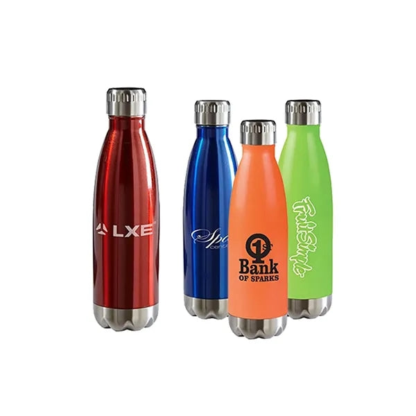 17 Oz Insulated Cola Shape Water Bottle