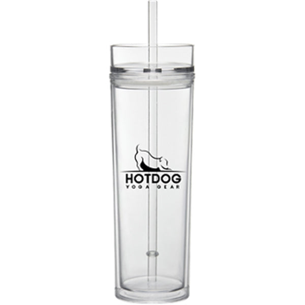 16 oz Tumbler with Straw