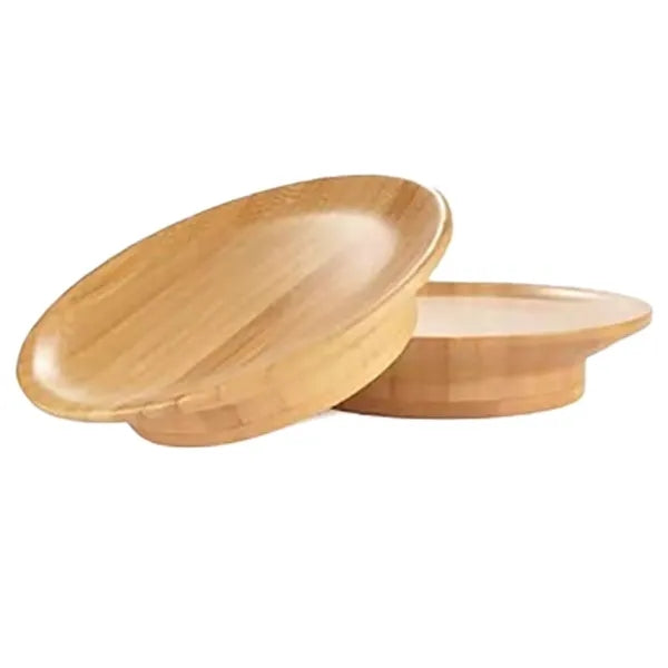 Wooden Wine Glass Lid Dessert Treat Tray
