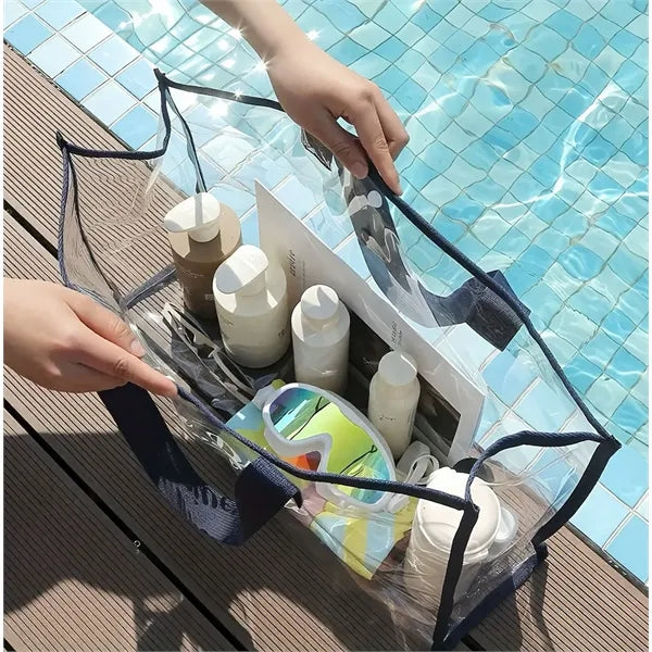 Large Waterproof Beach Tote Bag, Swimming Bag